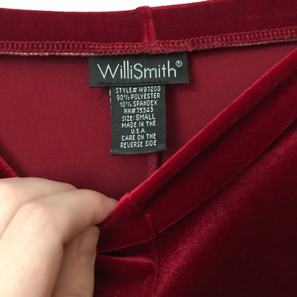 Vintage Red Stretchy Pants - Picture 3 of 3